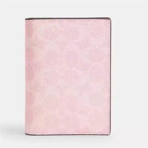 Coach Powder Pink Passport Card Case